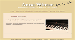 Desktop Screenshot of anna-winter.net